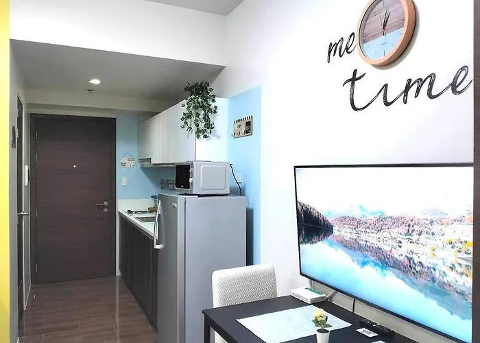 Apartment New Makati 1br View Above Air Mall 50-inch Smart Tv *