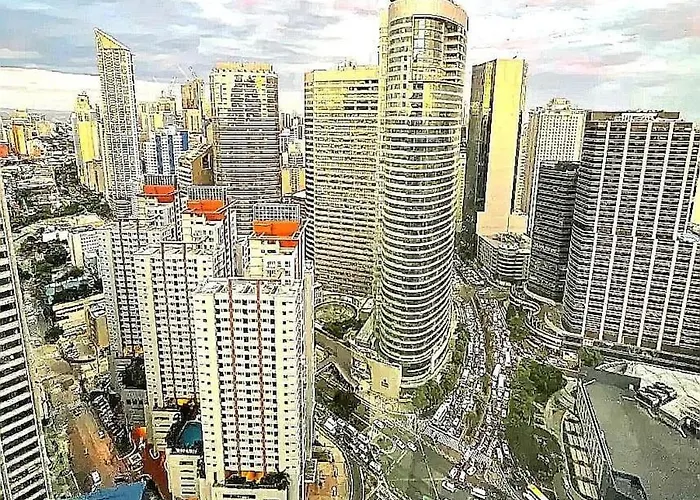 New Makati 1br View Above Air Mall 50-inch Smart Tv Apartment